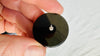 Obsidian Disk Earrings. Sterling Silver Posts. Handmade in Guatemala. Mayan Jewelry. 4051