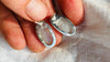 Rainbow Moonstone Post Earrings. Handmade Sterling Silver Jewelry. Small Gift for Her. 3010