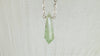 Natural Green Quartz Crystal Pendant Necklace. Sterling Silver. Atelier Aadya. Medicine Necklace. 2249