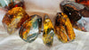 Huge Graduated Amber Necklace. Faceted. Mexican Amber. Dramatic and Gorgeous!