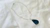 Labradorite Pendant Necklace on a Handmade Sterling Silver Chain. 2392