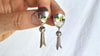 Squash Blossom Earrings. Handcrafted Sterling Silver Jewelry. Southwestern Style, 2580