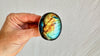 Oversized Labradorite Ring. Gorgeous Rainbow. Adjustable. 1125