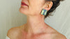 Labradorite Post Earrings. Sterling Silver Handmade Designer Jewelry. One-of-a-Kind. 4120