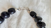 Blue Goldstone & Silver Necklace. Melting Quartz. Atelier Aadya. 1407
