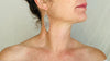 Carved MOP Feather Earrings. Black Mother-of-Pearl and Sterling Silver Jewelry. Atelier Aadya. 4170