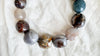 Jasper Necklace. Garden Quartz. Sterling Silver. 1373