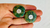 Guatemalita Earrings. Sterling Silver Posts. 0596