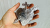 Hand Cast Milagro Heart for Altar or Decoration. Silver Colored. 0964