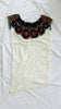 Silk Velvet Embroidered Dress. Repurposed Ocosingo Embroidery. Mayan Made Mexican Dress.