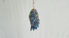 Abalone Wing Pendant Necklace. Sterling Silver. 4193