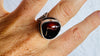 Amber Botanicals Ring. Sterling Silver. Adjustable Size. AP-378