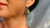 Guatemalan Jade Earrings. Handmade Sterling Silver Jewelry. 4409