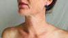 Lapis Lazuli Asymmetrical Earrings. Sterling Silver. 0698