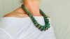 Mayan Guatemalita Jade Graduated Choker Necklace. Guatemalan.