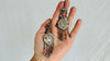 Vintage Uzbek Bukhara Earrings. Goldwashed Coral, Silver and Turquoise. Rare and Fantastic 2531