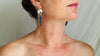 Sodalite and Silver Earrings. Sterling Silver. 2492