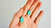 Santo Domingo Pueblo Turquoise Earrings. Kewa. Native American. 2761