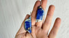 Lapis Lazuli & Sterling Silver Drop Earrings. 1186