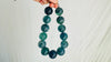 Chunky Fluorite Necklace. Designer Handmade Necklace. Sterling Silver Jewelry. Natural Stone Choker.