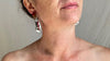 Jasper & Silver Drop Earrings. Sterling Silver. 0885
