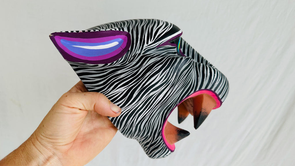 Jaguar Alebrije Mask. Oaxaca, Mexico. Spirit Animal. 4228