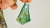 Ancient Roman Glass & Sterling Silver Earrings. 2741