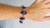 Sterling Amethyst Bracelet. 0478