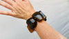 Amber Beaded Bracelet. Chunky. IN COMPLIANCE with Etsy Regulations.