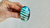 Oversized Striped Labradorite Ring. Gorgeous Colors. Adjustable. 1127