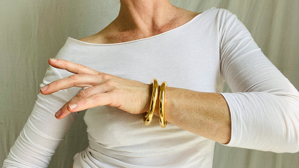 Karen Hill Tribe Silver Bangles. PAIR. Scratch N Dent. 1095