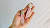 Rhodochrosite Earrings.Santo Domingo Pueblo. Native American. 0391