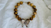 Picture Jasper and Butterfly Necklace. Sterling Silver Pendant. Handmade Designer Stone Jewelry.