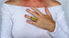Lemon Topaz Botanicals Cocktail Ring | Oversized Handmade Adjustable Sterling Silver | Unique Gemstone Jewelry. 4481
