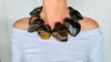 Huge Amber Beaded Necklace. Mexican Amber. Dramatic All Natural Beauty!
