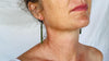 Jade & Sterling Silver Earrings. Canadian Jade. 4420