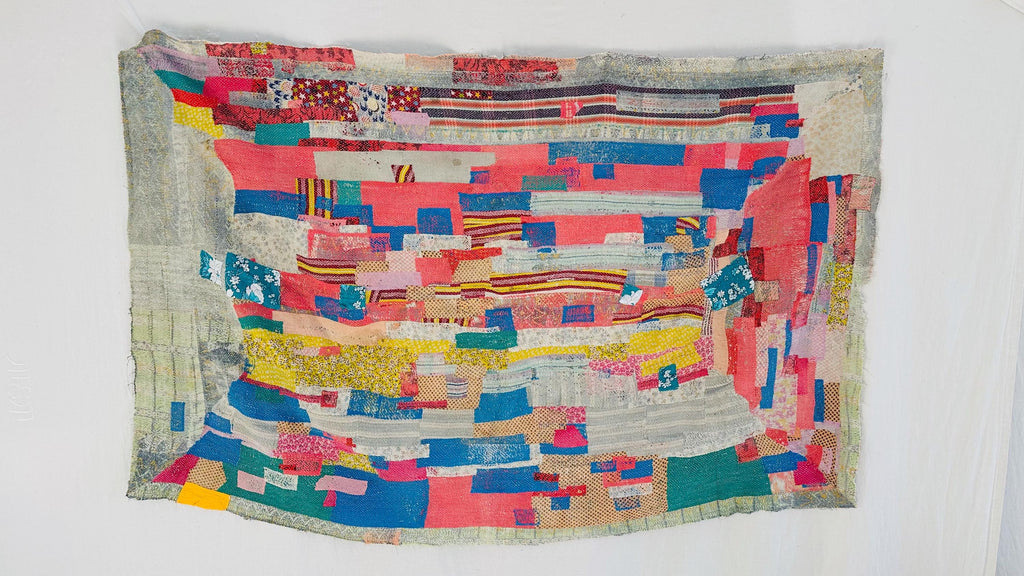 Fine Vintage Kantha Quilt from Bengal, India. Textile Art. 4250