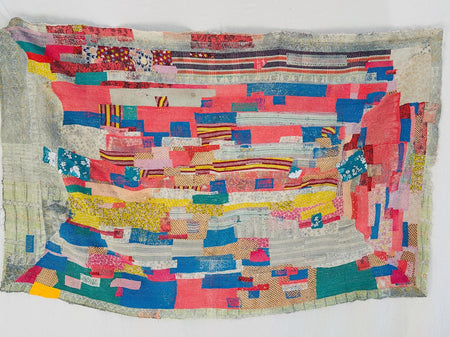 Fine Vintage Kantha Quilt from Bengal, India. Textile Art. 4250