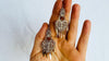 Oaxacan Filigree Heart Earrings. Sterling Silver. Mexico. 2807