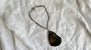 Labradorite Pendant Necklace. Heavy Sterling Silver Chain. 2291