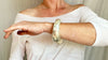 Karen Hill Tribe Silver Bangle. SCRATCH 'N' DENT 1092