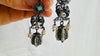 Antique Oaxacan Filigree Earrings. Turquoise. Sterling Silver. Mexico. Frida Kahlo. 2830