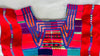 Vintage Oxchuc Mexican Huipil. Vibrant Mayan Textile. 4252