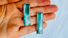 Hemimorphite Earrings. Handcrafted Sterling Silver Jewelry. Designer Post Earrings. 140