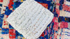 Moroccan Pouf/Floor Pillow. Handira Wedding Blanket. Cotton. Spectacular! 0108