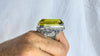 Lemon Topaz Botanicals Cocktail Ring | Oversized Handmade Adjustable Sterling Silver | Unique Gemstone Jewelry. 4481