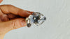 Silver Flower Ring. Adjustable. 0658