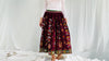 Vintage Rabari Long Embroidered Skirt. Hand Embroidered. 4311