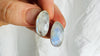 Rainbow Moonstone Post Earrings. Handmade Sterling Silver Jewelry. Small Gift for Her. 3010