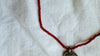 Antique White Heart Silver Pendant Necklace. 2567